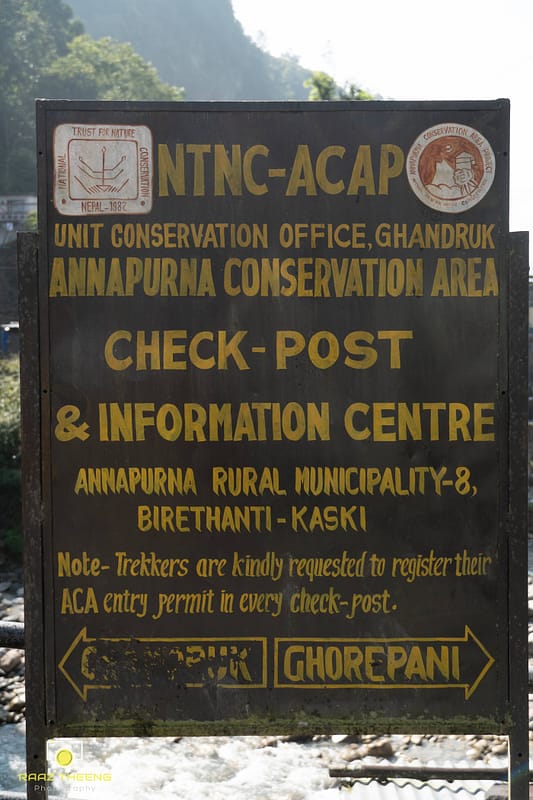 Checkpost of Birethati, Annapurna R.M., Kaski