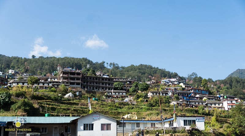 First view of Ghandruk Village